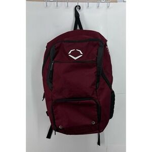 Evoshield standout Maroon Red & Black Baseball Backpack (22.5 inch)